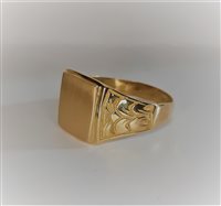 Ring Guerretta Gioielli Man Anello Uomo in Yellow Gold GUERR153 - GUERR153